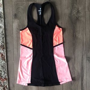 Pink and Black 90 Degree Workout Tank